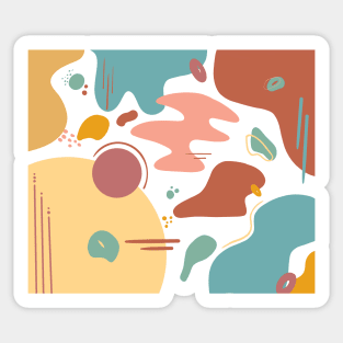 Abstract Pattern Fall Sticker